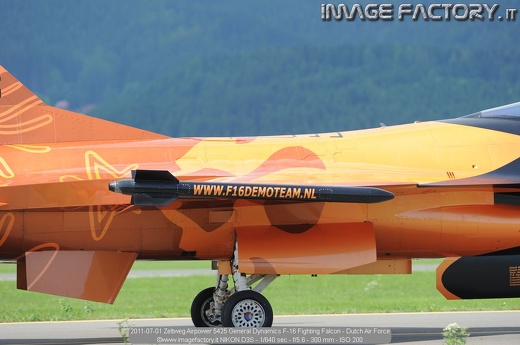 2011-07-01 Zeltweg Airpower 5425 General Dynamics F-16 Fighting Falcon - Dutch Air Force